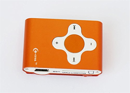 0622439114976 - DMYCO GIFT SPORT MINI MP3 PLAYER PORTABLE MUSIC PLAYER WITH MICRO TF CARD SLOT (MP3 ONLY,ORANGE)
