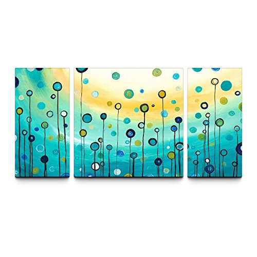 6226168809475 - SR ABSTRACT BALLOON 3 PCS/SET 100% HAND PAINTED OIL PAINTINGS HOME DECORATION WITH WOOD FRAMED ARTWORK AND READ TO HANG MODERN CANVAS ART WALL DECOR