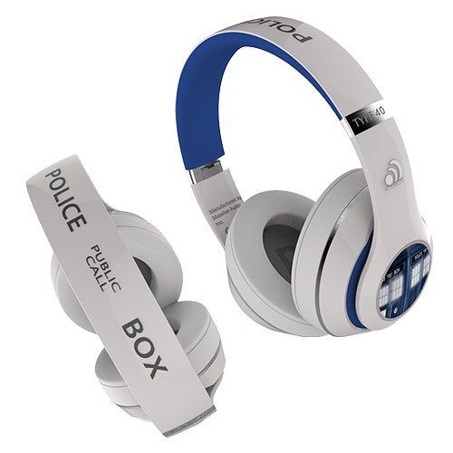 0623169670060 - DOCTOR WHO TARDIS WIRED HEADPHONES WITH MIC AND CONTROLS