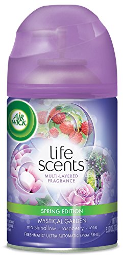 0062338911038 - AIR WICK LIFE SCENTS AUTOMATIC AIR FRESHENER SPRAY, MARSHMALLOW RASPBERRY AND ROSE, 6.17 OUNCE