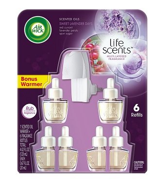 0062338931630 - AIR WICK LIFE SCENTS SCENTED OIL REFILLS - LAVENDER PETALS AND SPUN SUGAR