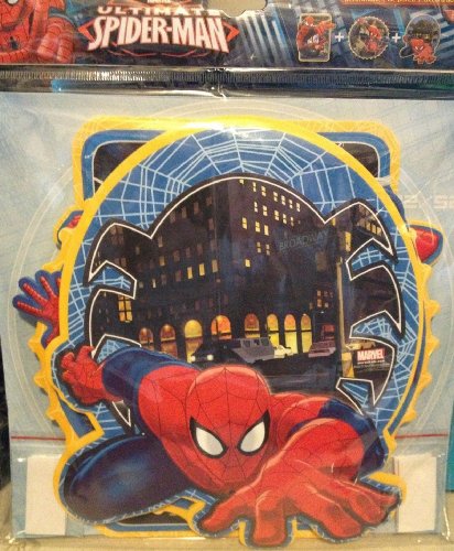 0623467009739 - SPIDER MAN WALL GEL STICKERS, REUSABLE SET OF 3