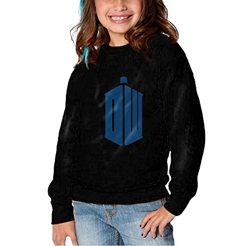 6236981031199 - WHO TARDIS LOGO THE DOCTOR PULLOVER HOODED SWEATSHIRT FOR GIRLS BOYS 2-6 TODDLERS