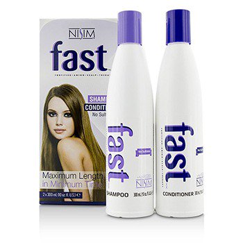 0624152553087 - NISIM F.A.S.T FORTIFIED AMINO SCALP THERAPY 2 PACK - NO SULFATES : SHAMPOO 300ML + CONDITIONER 300ML 2PCS