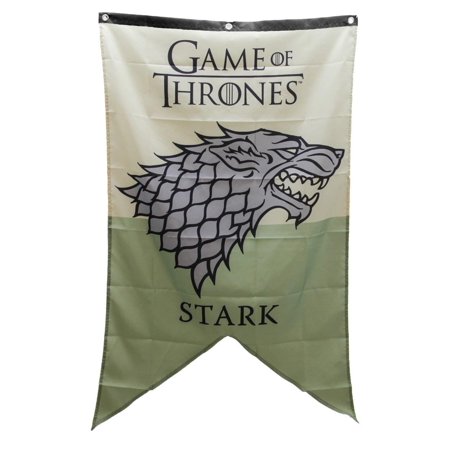 0624856637854 - (30X50) GAME OF THRONES - STARK BANNER FABRIC POSTER
