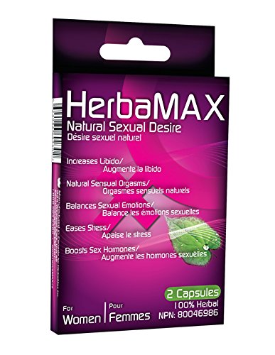 0624986602302 - HERBAMAX NATURAL SEXUAL DESIRE FOR WOMEN DIETARY SUPPLEMENT 2 CAPSULES 100% HERBAL