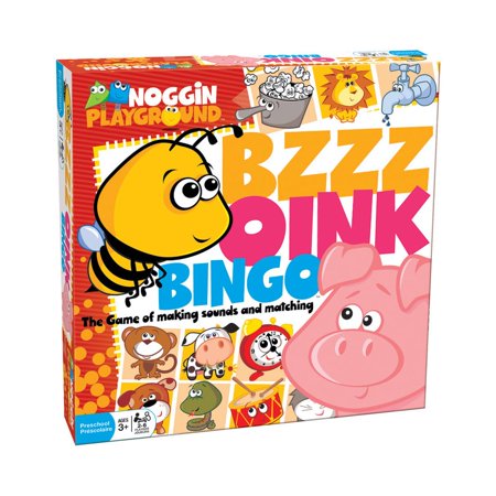 0625012178020 - KIDS BINGO - NOGGIN PLAYGROUND'S BZZZ OINK BINGO - EARLY LEARNING MATCHING GAME FOR YOUNG KIDS