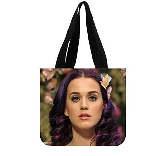 6251090668036 - EMANA KATY PERRY CUSTOM CANVAS SHOPPING TOTE BAG SHOULDER SHOPPING TOTE SHOULDER HANDBAGS FOR CHRISTMAS GIFT (TWO SIDES)