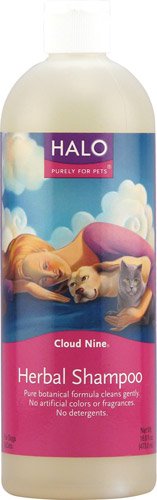 0626211273875 - HALO PURELY FOR PETS CLOUD NINE® HERBAL SHAMPOO FOR CATS AND DOGS -- 16 FL OZ