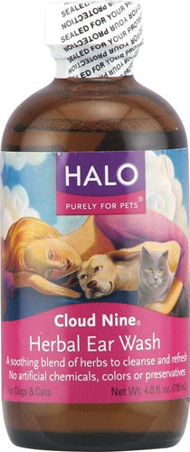 0626211273981 - HALO PURELY FOR PETS CLOUD NINE® HERBAL EAR WASH FOR CATS AND DOGS -- 4 FL OZ