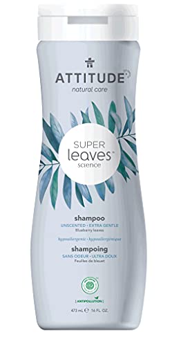 0626232110906 - ATTITUDE LIQUID HAIR SHAMPOO, EWG VERIFIED PLANT- AND MINERAL-BASED HYPOALLERGENIC INGREDIENTS, FRAGRANCE-FREE, VEGAN AND CRUELTY-FREE, UNSCENTED, 16 FL OZ