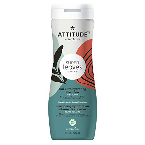 0626232110982 - ATTITUDE NATURAL NOURISHING SHAMPOO FOR COILY & CURLY HAIR, WITH REPAIRING SHEA BUTTER, RESIDUE-FREE & BIODEGRADABLE, ORANGE BLOSSOM, 16 FL. OZ.