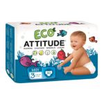 0626232163018 - ATTITUDE ECO-FRIENDLY BABY DIAPERS SIZE 3 24 LB, 30 DIAPERS