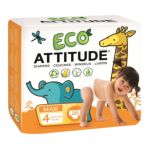 0626232164015 - ECO-FRIENDLY BABY DIAPERS MAXI SIZE 4 31 LB, 26 DIAPERS
