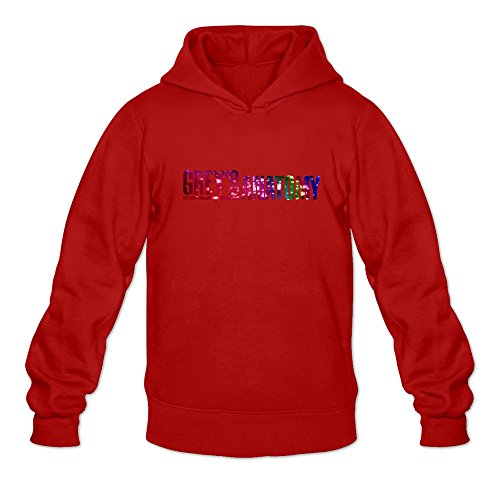 6262347537029 - CRYSTAL MEN'S GREY'S ANATOMY LOGO LONG SLEEVE HOODED RED US SIZE XXL