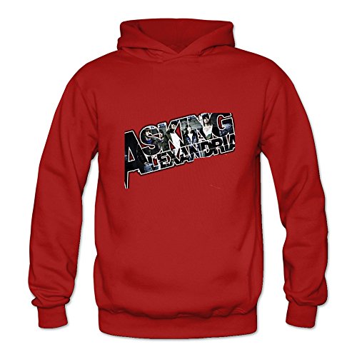 6262385715212 - CRYSTAL MEN'S ASKING ALEXANDRIA LONG SLEEVE T SHIRTS RED US SIZE M