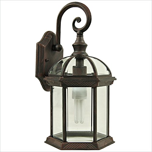 0000062657969 - YOSEMITE HOME DECOR 5271VB ANITA 1-LIGHT OUTDOOR WALL SCONCE WITH CLEAR BEVELED GLASS SHADE