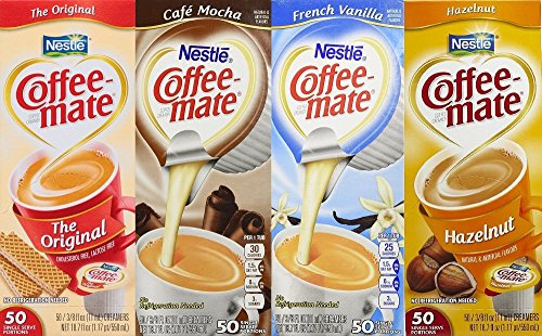 0627124146768 - COFFEE MATE LIQUID .375OZ VARIETY PACK (4 FLAVORS) 200 COUNT