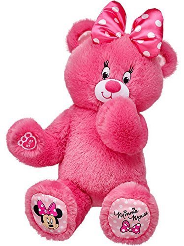 0627454193937 - BUILD A BEAR WORKSHOP PINK MINNIE MOUSE TEDDY 16 IN. STUFFED PLUSH TOY ANIMAL