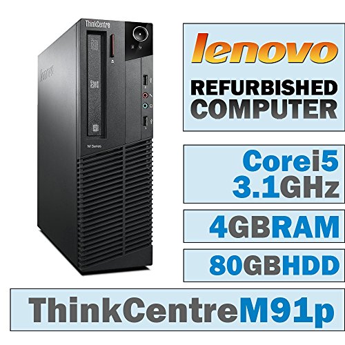 0627794160644 - LENOVO THINKCENTRE M91P SFF/CORE I5-2400 QUAD @ 3.1 GHZ/4GB DDR3/80GB HDD/DVD-RW/WINDOWS 10 PRO 64 BIT