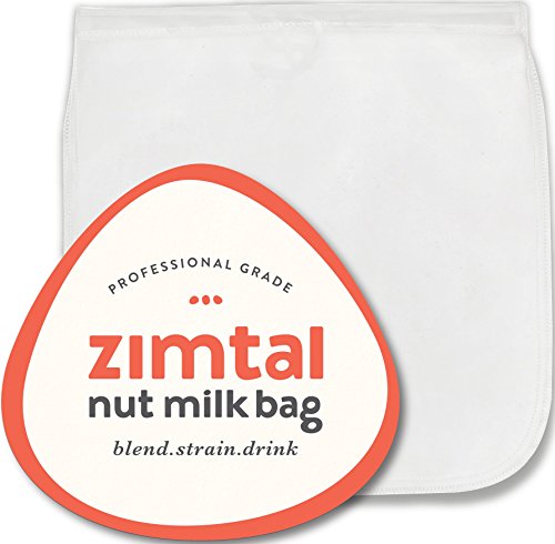 0627843314332 - PREMIUM QUALITY - NUT MILK BAG - XL - 13  X 13  - SMOOTHIE STRAINER - COLD BREW COFFEE MAKER- FREE RECIPES INCLUDED - REUSABLE - FILTER BAG - PROFESSIONAL INDUSTRY - LARGEST ON AMAZON