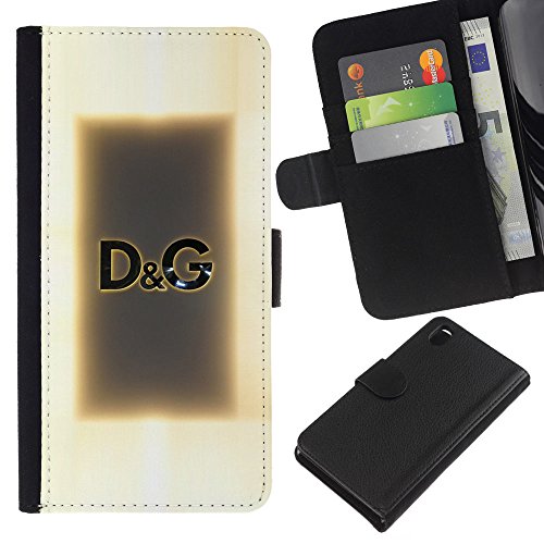 6279460495488 - STUSS CASE / FLIP PU LEATHER CASE - CLOTHING STYLE TEXT DESIGN FASHION - SONY XPERIA Z3 D6603