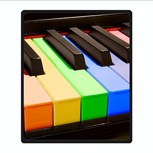 6281338056875 - PANDA PERSONALIZED PIANO FLEECE THROW BLANKET, BEST GIFTS WOMEN 50 X 60