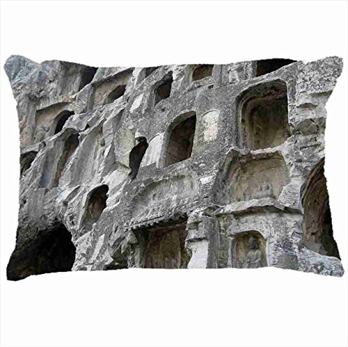 6281800777567 - CUSTOMIZED HOME DECOR PILLOWCASE WORLD LONGMAN GROTTOES CAVE STONES EMBOSSED ARCHITECTURE HD PILLOW CASES CUSTOM DESIGN DIY PILLOW CASE COVER SIZE 16INCH X 24INCH