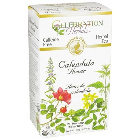 0628240251152 - ORGANIC CALENDULA FLOWER TEA CAFFEINE FREE 24 TEA BAGS