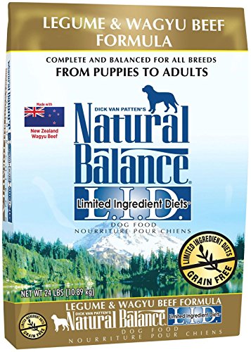 0628244286471 - NATURAL BALANCE LIMITED INGREDIENTS DIETS DRY DOG FOOD - LEGUME & WAGYU BEEF - 24 LB