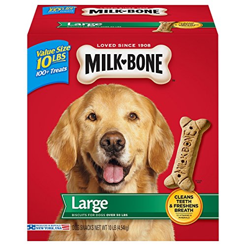 0628244299112 - MILK-BONE ORIGINAL DOG TREATS FOR LARGE DOGS, 10-POUND