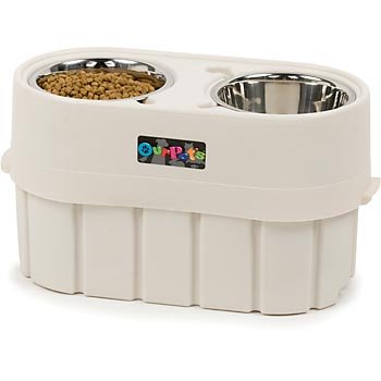 0628248379193 - OUR PET'S STORE-N-FEED ADJUSTABLE FEEDER 10 L X 22 W X 8-12 H 20 LBS.