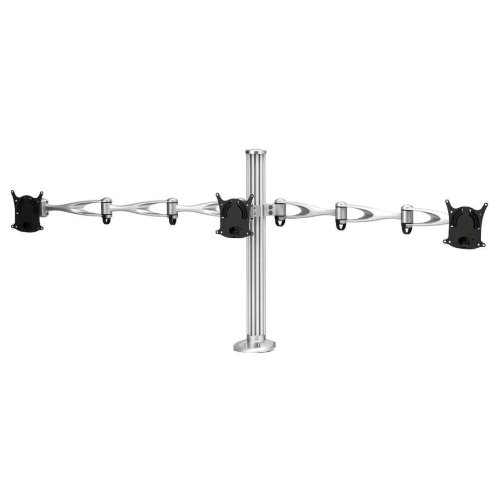 0628586472037 - COTYTECH TRIPLE MONITOR DESK MOUNT WITH TRIPLE ARM AND CLAMP BASE (DM-T1A3-C)