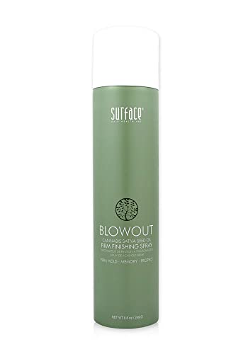 0628712698058 - SURFACE HAIR BLOWOUT FIRM HAIR SPRAY FOR WOMEN AND MEN, 8.8OZ - HEAT PROTECTING, VOLUMIZING, LYCHEE AND MARACUJA OIL - PREMIUM BLOWOUT HAIR PRODUCTS FOR STYLING