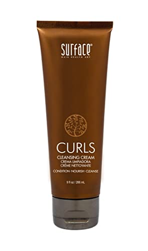 0628712698539 - SURFACE HAIR CURLS CLEANSING CREAM, VEGAN AND PARABEN FREE, NO LATHER GENTLE CLEAN FOR CURLY AND WAVY HAIR, 9 FL. OZ.