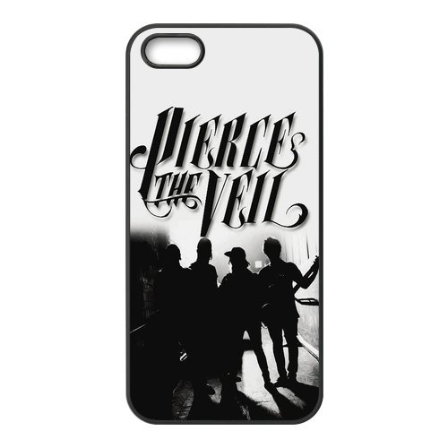 6289977808022 - PIERCE THE VEIL BLACK HARD PLASTIC CASE FOR IPHONE 5/5S 5SCASE-YYF0694