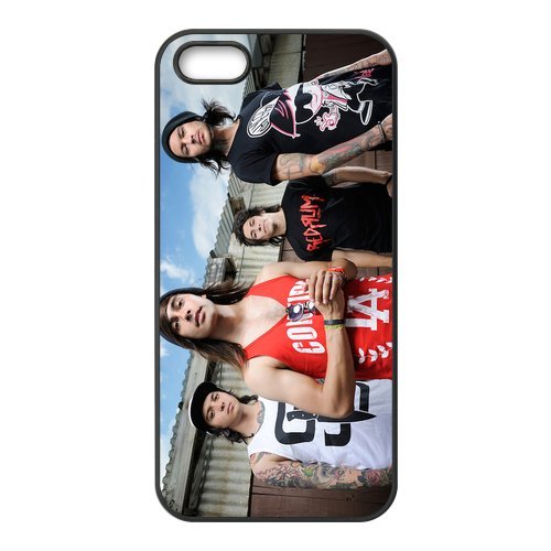 6289977808060 - PIERCE THE VEIL BLACK HARD PLASTIC CASE FOR IPHONE 5/5S 5SCASE-YYF0698