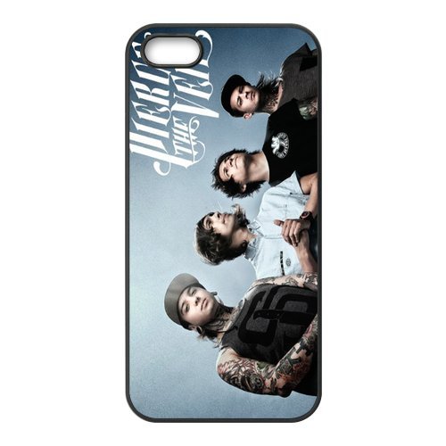 6289977808084 - PIERCE THE VEIL BLACK HARD PLASTIC CASE FOR IPHONE 5/5S 5SCASE-YYF0700