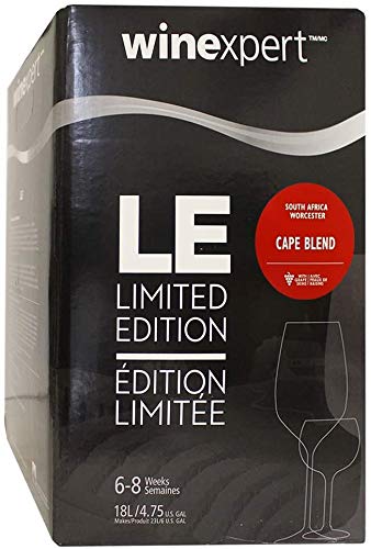 0629181074763 - WINEXPERT LIMITED EDITION 18L WINE INGREDIENT KIT 2019 VINTAGE FROM SOUTH AFRICA - CAPE BLEND WITH SKINS