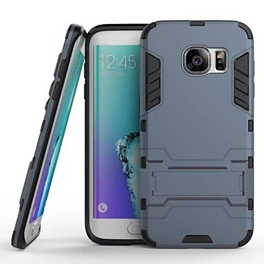 0629508860888 - LOGROTATE®SUPER HERO RUGGED DUAL LAYER TPU+PC PHONE HARD COVER CASE FOR SAMSUNG GALAXY S7/S7 EDGE/S6/S6 EDGE ( COLOR : BLUE , COMPATIBLE MODELS : GALAXY S6 )