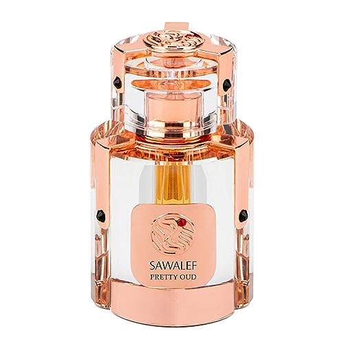 6295124041297 - SAWALEF PRETTY OUD - A LUXURIOUS AND CAPTIVATING ELIXIR DE PARFUM WITH FRAGRANT OUD - SWEET AND SULTRY NOTES OF PINEAPPLE, GERANIUM, PATCHOULI, AND ROSE - INTENSE, LONG-LASTING SCENT - 2.7 OZ