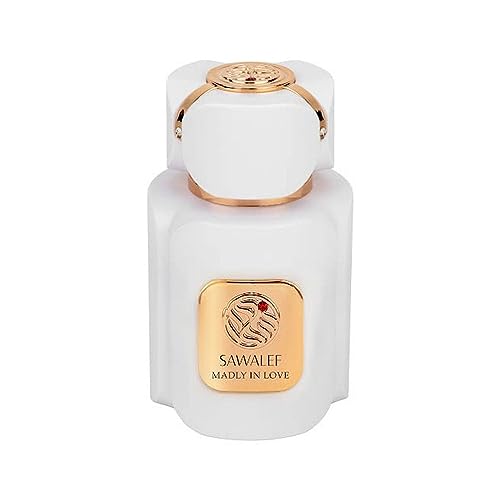 6295124041365 - SAWALEF MADLY IN LOVE - A LUXURIOUSLY ROMANTIC EXTRAIT DE PARFUM FRAGRANCE - FRESH, LUSH, LUXURIOUS FLORALS WITH NOTES OF LYCHEE, BERGAMOT, AND VANILLA - INTENSE, LONG-LASTING SCENT - 2.7 OZ