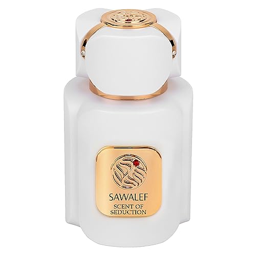 6295124041433 - SAWALEF SCENT OF SEDUCTION - A UNIQUE AND UNIVERSAL EXTRAIT DE PARFUM DESIGNED FOR ALL FRAGRANCE TASTES - WITH RASPBERRY, PATCHOULI, LEATHER, AND MUSK NOTES - INTENSE, LONG-LASTING SCENT - 2.7 OZ