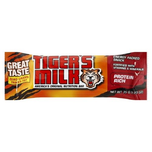 0630013114144 - TIGER'S MILK NUTRITION BARS, PROTEIN RICH 24 EA