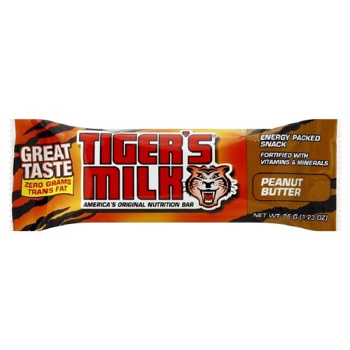 0630013114151 - TIGER'S MILK NUTRITION BARS, PEANUT BUTTER 24 EA