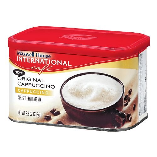 0630013115332 - MAXWELL HOUSE INTERNATIONAL CAFE STYLE BEVERAGE MIX, ORIGINAL CAPPUCCINO 8.3 OZ PACK OF 2