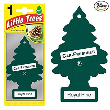 0630125950531 - LITTLE TREES® CAR AIR FRESHENERS ROYAL PINE SCENT (24 PACK)
