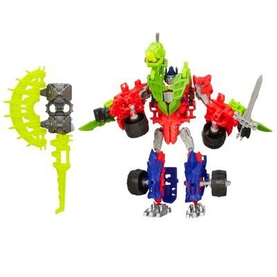 0630509247486 - TRANSFORMERS AGE OF EXTINCTION CONSTRUCT-BOTS DINOBOT WARRIORS OPTIMUS PRIME AND GNAW DINO BUILDABLE ACTION FIGURE