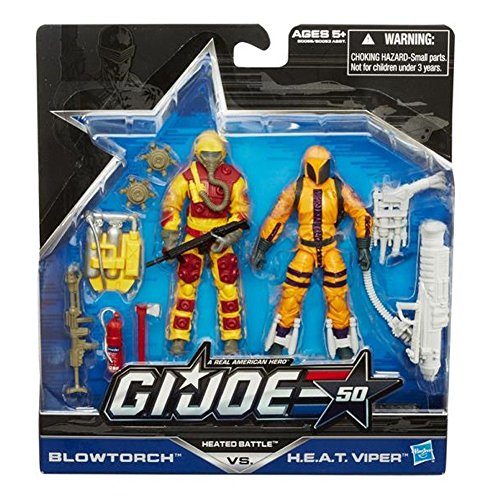0630509252381 - G.I. JOE, 50TH ANNIVERSARY, HEATED BATTLE ACTION FIGURE SET , 2-PACK, 3.75 INCHES