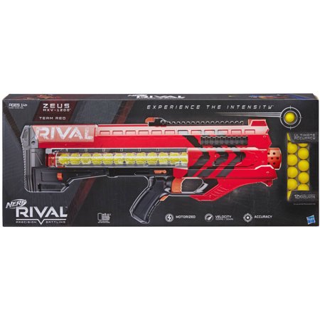 0630509327423 - NERF RIVAL ZEUS MXV-1200 BLASTER, RED